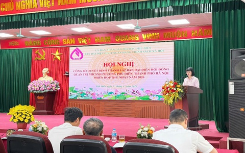 PHƯỜNG PHÚ DIỄN RA MẮT BAN ĐẠI DIỆN HỘI ĐỒNG QUẢN TRỊ NGÂN HÀNG CHÍNH SÁCH XÃ HỘI