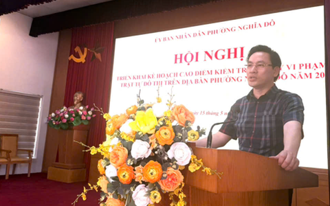 UBND PHƯỜNG NGHĨA ĐÔ TRIỂN KHAI ĐỢT CAO ĐIỂM KIỂM TRA, XỬ LÝ VI PHẠM TRẬT TỰ ĐÔ THỊ NĂM 2026