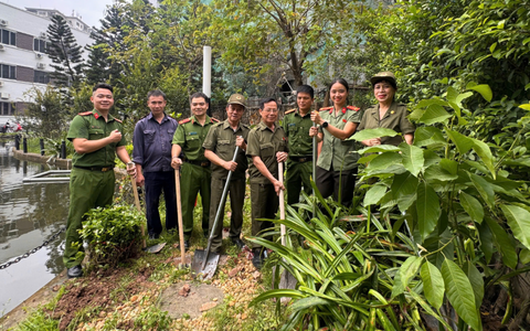 Công an phường Tây Hồ khắc ghi lời Bác dạy, lan tỏa tinh thần vì Nhân dân phục vụ