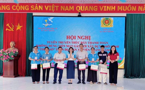 Hội LHPN xã Tiến Thắng tổ chức hội nghị  tuyên truyền mô hình thôn số năm 2026