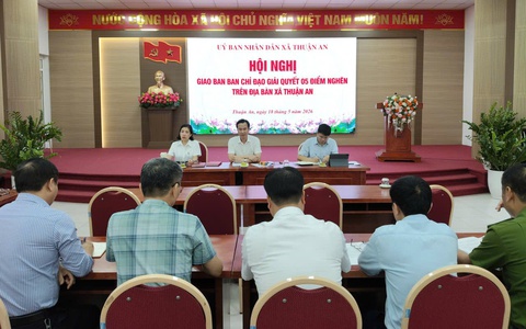 Xã Thuận An tập trung giải quyết 05 điểm nghẽn trên địa bàn