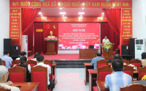 Đảng ủy xã Bình Minh sinh hoạt chuyên đề học tập và làm theo tư tưởng, đạo đức, phong cách Hồ Chí Minh
