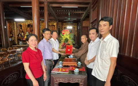 Xã Chương Dương tổ chức thăm, chúc mừng Đại lễ Phật Đản Phật lịch 2570  - Dương lịch 2026
