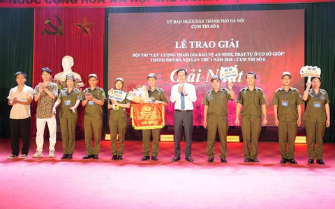 Sôi nổi hội thi lực lượng bảo vệ an ninh, trật tự ở cơ sở Cụm thi đua số 6
