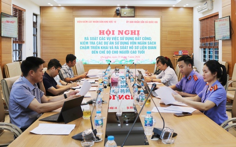 Quốc Oai phối hợp rà soát việc thực hiện chính sách đối với người cao tuổi và công tác quản lý đất công, dự án đầu tư công
