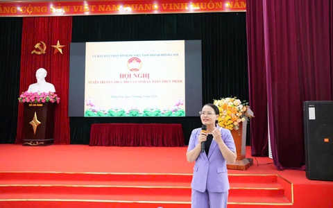 Ủy ban Mặt trận Tổ quốc xã Hồng Vân tổ chức hội nghị tuyên truyền, vận động đảm bảo an toàn thực phẩm năm 2026