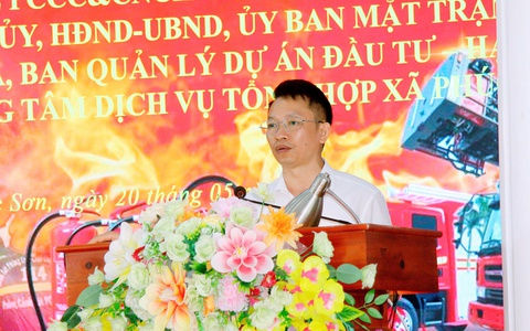 Hội nghị tuyên truyền, huấn luyện nghiệp vụ phòng cháy, chữa cháy và cứu nạn, cứu hộ trên địa bàn xã Phúc Sơn năm 2026.