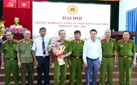 Đại hội thành lập Hội Cựu Công an nhân dân xã Hát Môn nhiệm kỳ 2026–2031