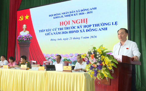 Đại biểu HĐND xã Đông Anh khoá II, nhiệm kỳ 2026-2031 tiếp xúc cử tri trước kỳ họp thường lệ giữa năm 2026