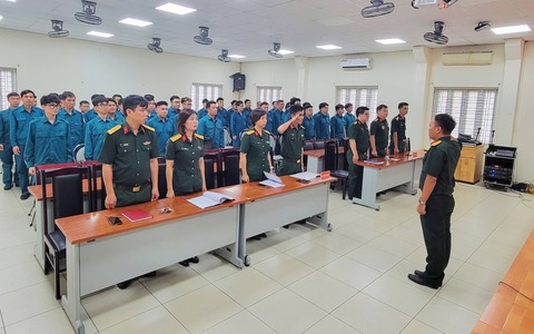 BAN CHQS PHƯỜNG VĂN MIẾU - QUỐC TỬ GIÁM KHAI MẠC HUẤN LUYỆN DÂN QUÂN CƠ ĐỘNG NĂM 2026