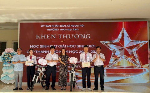 TRƯỜNG THCS ĐẠI ÁNG: TRANG TRỌNG TỔ CHỨC LỄ TỔNG KẾT, TUYÊN DƯƠNG GIÁO VIÊN VÀ HỌC SINH XUẤT SẮC NĂM HỌC 2025 – 2026