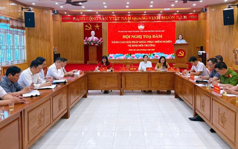 Phường Thanh Liệt tọa đàm nâng cao giải pháp khắc phục điểm nghẽn vệ sinh môi trường
