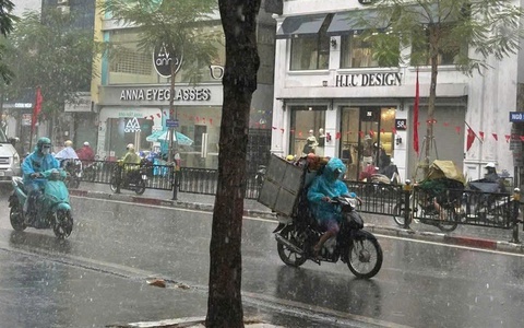 Thời tiết ngày 29/5/2026, Hà Nội: nhiều mây, ngày nắng, chiều tối và đêm có mưa rào và dông, cục bộ có nơi mưa to.