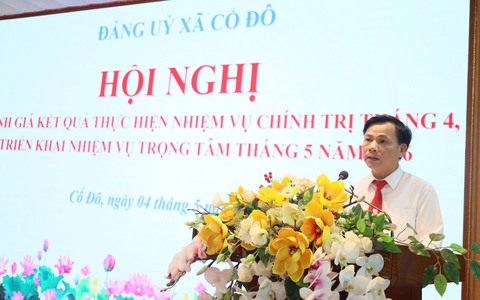 ĐẢNG ỦY XÃ CỔ ĐÔ TỔ CHỨC LỄ CHÀO CỜ ĐẦU TUẦN, TRIỂN KHAI NHIỆM VỤ THÁNG 5/2026