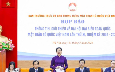 Đại hội MTTQ Việt Nam lần thứ XI diễn ra từ ngày 11 đến 13-5 tại Hà Nội