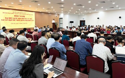 Đoàn đại biểu Quốc hội thành phố Hà Nội đơn vị bầu cử số 02 tiếp xúc cử tri sau Kỳ họp thứ Nhất, Quốc hội khóa XVI