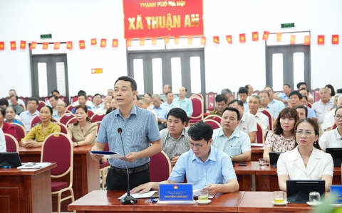 Đại biểu Quốc hội Thành phố Hà Nội tiếp xúc cử tri đơn vị bầu cử số 10 sau Kỳ họp thứ nhất, Quốc hội khóa XVI