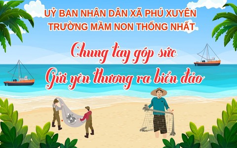 Chung tay hướng về biển đảo – Kết nối từ các trường học xã Phú Xuyên