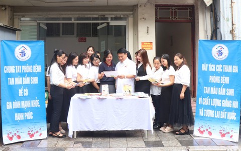 Hà Nội: Tăng cường các hoạt động truyền thông phòng chống bệnh tan máu bẩm sinh