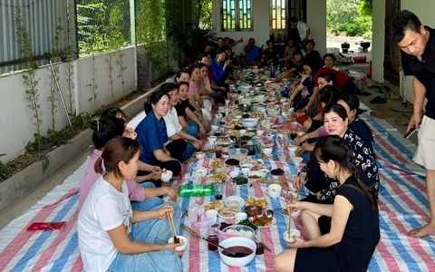 Xã Tiến Thắng: Lan tỏa yêu thương từ bếp cơm miễn phí tiếp sức mùa thi