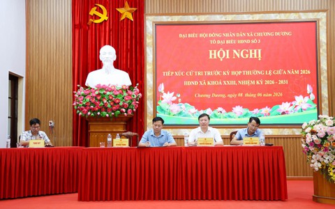 Tổ đại biểu số 2, 3 và 4 HĐND xã Chương Dương tiếp xúc cử tri trước kỳ họp thứ 2, HĐND xã khóa XXIII, nhiệm kỳ 2026-2031