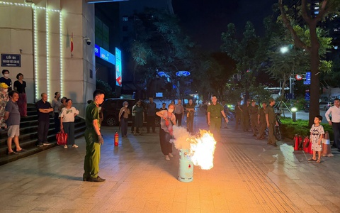 Phường Đống Đa tăng cường công tác tuyên truyền, tập huấn phòng cháy chữa cháy