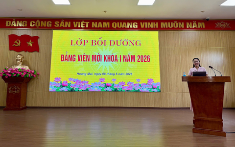 KHAI GIẢNG LỚP BỒI DƯỠNG ĐẢNG VIÊN MỚI KHÓA I NĂM 2026
