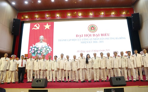 Đại hội thành lập Hội Cựu Công an nhân dân phường Hà Đông, nhiệm kỳ 2026- 2031
