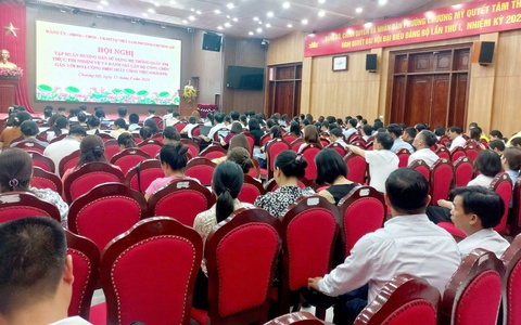 Phường Chương Mỹ tập huấn sử dụng hệ thống quản trị công việc HaNoiWork theo OKR/KPI