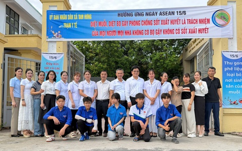 Xã Tam Hưng ra quân hưởng ứng Ngày ASEAN phòng, chống sốt xuất huyết năm 2026