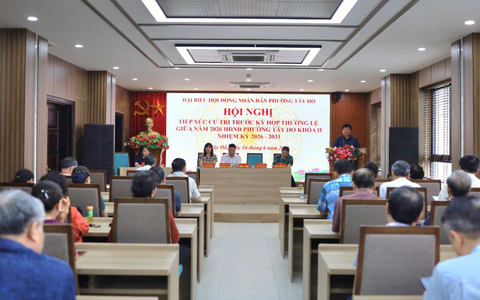 Đại biểu HĐND phường Tây Hồ tiếp xúc cử tri trước kỳ họp thường lệ giữa năm 2026: Lắng nghe dân, quyết liệt tháo gỡ 