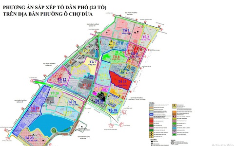 Phường Ô Chợ Dừa lấy ý kiến Nhân dân dự thảo Phương án sắp xếp Tổ dân phố