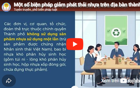 Một số biện pháp giảm phát thải nhựa trên địa bàn thành phố Hà Nội
