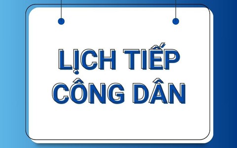 Lịch tiếp công dân định kỳ của đồng chí Bí thư Đảng ủy phường tháng 6/2026