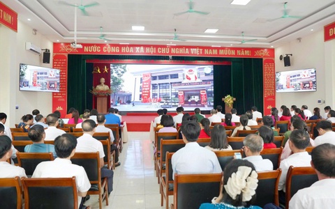 Xã Thiên Lộc sơ kết 01 năm vận hành bộ máy của Hệ thống chính trị và chính quyền địa phương 2 cấp.