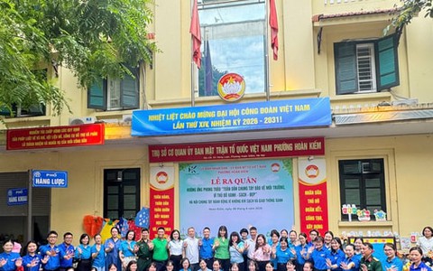 Phường Hoàn Kiếm phát động toàn dân chung tay bảo vệ môi trường