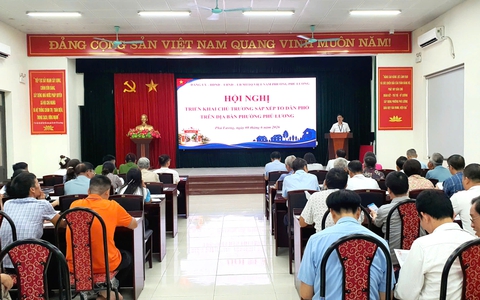 Phường Phú Lương triển khai phương án sắp xếp tổ dân phố, hướng tới nâng cao hiệu quả quản lý ở cơ sở
