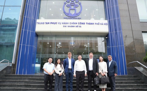 Đoàn công tác Đại sứ quán Đan Mạch ấn tượng với mô hình phục vụ hành chính công của Hà Nội