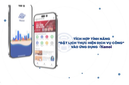 Tìm hiểu cách đặt lịch thực hiện Dịch vụ công trên iHanoi