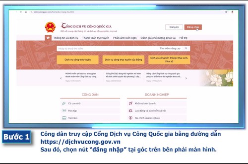 Hướng dẫn công dân làm thủ tục chứng thực bản sao điện tử từ bản chính