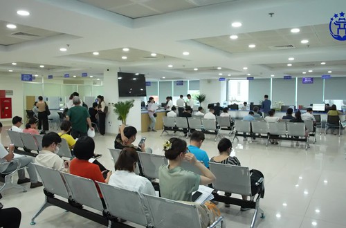 Tiếp nhận và trả kết quả TTHC về Thuế tại 3 điểm tiếp nhận của Trung tâm Phục vụ hành chính công thành phố Hà Nội