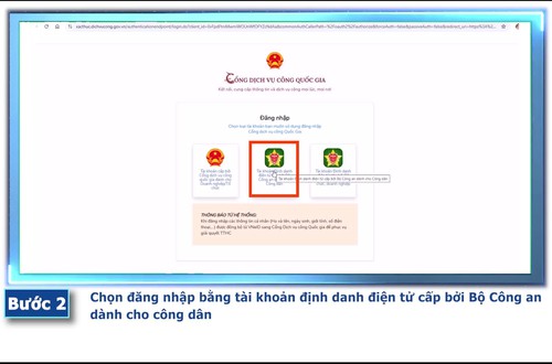 Hướng dẫn công dân thực hiện thủ tục 