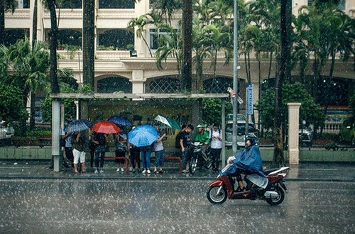 Hà Nội ngày 25/8 có mưa vừa, mưa to