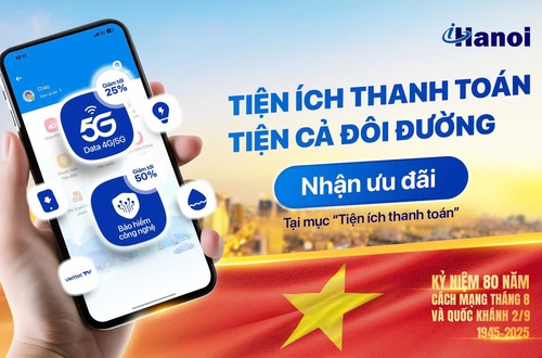 Hà Nội ra mắt tính năng Tiện ích thanh toán trên ứng dụng iHanoi