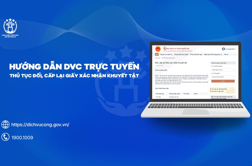 Hướng dẫn DVC trực tuyến: Thủ tục xác định, xác định lại mức độ khuyết tật và cấp Giấy xác nhận khuyết tật