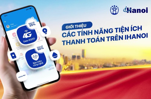 Hướng dẫn sử dụng các tính năng tiện ích thanh toán trên iHanoi