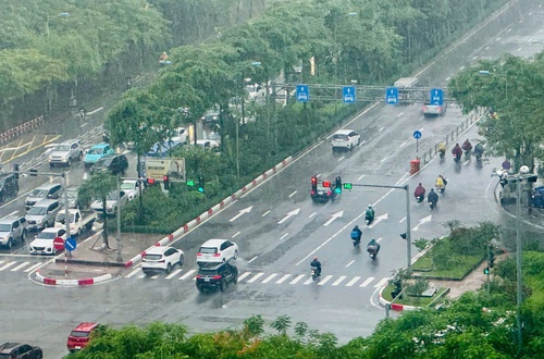 Hà Nội ngày 30/9 có mưa vừa, mưa to và dông, nguy cơ ngập úng