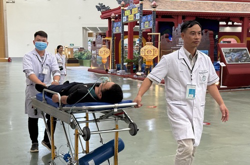 Hơn 400 trường hợp được hỗ trợ y tế, cấp cứu kịp thời khi tham quan tại Trung tâm Triển lãm Quốc gia