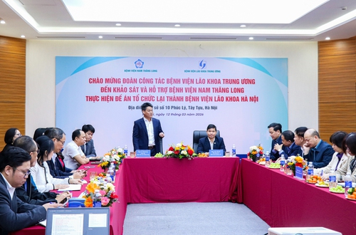 Bệnh viện Nam Thăng Long triển khai Đề án thành lập Bệnh viện Lão khoa Hà Nội