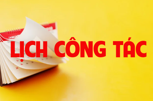 LỊCH CÔNG TÁC TUẦN CỦA LÃNH ĐẠO TRUNG TÂM (Từ ngày 16/3/2026 đến ngày 22/3/2026)